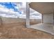 The backyard shows potential for landscaping and outdoor enjoyment at 10308 E Utah Ave, Mesa, AZ 85212