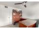 Office space with built-in shelves, ideal for showcasing memorabilia at 1253 E Avila Ave, Casa Grande, AZ 85122