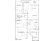 Detailed floorplan showing layout of bedrooms, bathrooms, kitchen, and living areas at 15053 W Gray Fox Trl, Surprise, AZ 85387