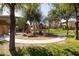 Community playground with slides, swings, and climbing structures surrounded by greenery at 15240 N 142Nd Ave # 1101, Surprise, AZ 85379