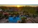 Gorgeous pool with mature landscaping surrounded by desert vegetation at 22500 N 97Th St, Scottsdale, AZ 85255