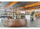 Relaxing clubhouse interior featuring a cozy fireplace, ample seating, and a billiards table at 3713 E Cat Balue Dr, Phoenix, AZ 85050