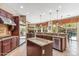 Beautiful kitchen with granite countertops, stainless steel appliances, and modern fixtures at 3713 E Cat Balue Dr, Phoenix, AZ 85050
