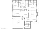 Detailed floor plan showcasing layout with labeled rooms, dimensions, and the arrangement of the home at 4001 E Cannon Dr, Phoenix, AZ 85028