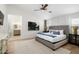 Relaxing bedroom with a king-size bed, neutral color palette, and ensuite bathroom access at 4216 N 42Nd St, Phoenix, AZ 85018