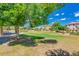 Inviting community green space featuring grassy lawns, mature trees, and picnic areas for relaxing outdoor gatherings at 43298 W Delia Blvd, Maricopa, AZ 85138