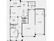 Detailed first floor plan showcases the layout, including the kitchen and RV garage at 5124 W Top Hand Trl, Laveen, AZ 85339