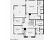 Detailed second floor plan showcases primary suite, bedrooms, laundry and bath at 5124 W Top Hand Trl, Laveen, AZ 85339