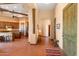 Inviting entry foyer showcasing Saltillo tile, wood accents, and an open layout at 16835 E Skinner Dr, Rio Verde, AZ 85263