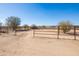 Durable horse fence enclosing an open desert landscape under a clear sky at 16835 E Skinner Dr, Rio Verde, AZ 85263