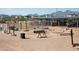 Equestrian training area with various obstacles, perfect for honing riding skills at 20212 E Appaloosa Dr, Queen Creek, AZ 85142