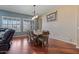 Dining area featuring a modern light fixture and abundant natural light at 2025 W Calle Del Sol --, Phoenix, AZ 85085