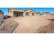 New home backyard featuring dirt lot with partial fence at 26905 W Mcrae Dr, Buckeye, AZ 85396