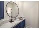 Stylish powder room with elegant finishes, marble counters, and modern fixtures at 27728 N 68Th Pl, Scottsdale, AZ 85266