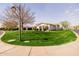 Inviting view of a single-Gathering house with a well-kept lawn at 3392 E Gemini Ct, Chandler, AZ 85249