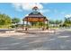 Outdoor gazebo on brick pavers and desert landscaping at 42424 N Gavilan Peak Pkwy # 30104, Anthem, AZ 85086