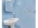 Cozy bathroom with a pedestal sink, perfect for a quick refresh at 4610 N 68Th St # 402, Scottsdale, AZ 85251