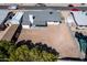 The backyard of the home is ready for landscaping and outdoor living spaces, as seen in this aerial image at 4749 W Beverly Ln, Glendale, AZ 85306