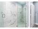 Bathroom with glass shower and shower head at 705 W Queen Creek Rd # 1059, Chandler, AZ 85248