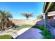 Backyard with desert landscaping and privacy fence at 1765 N Agave St, Casa Grande, AZ 85122