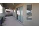 Covered patio with sliding glass door access to the home at 1765 N Agave St, Casa Grande, AZ 85122