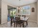 Dining room with a sliding door to the backyard at 20646 W Delaney Dr, Buckeye, AZ 85396