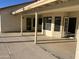 Spacious back patio with large supporting pillars at 3703 N Wintergreen Way, Avondale, AZ 85392