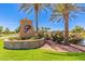 Landmark sign with manicured landscaping and flowers at 42368 W North Star Dr, Maricopa, AZ 85138