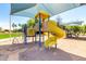 Colorful playground structure with slides, ladders, and sunshades at 6494 W Matilda Ln, Glendale, AZ 85308