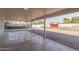 Backyard patio featuring a covered area with a view of the spacious, gravel-covered yard at 800 W 12Th St, Tempe, AZ 85281