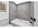 Beautiful bathroom featuring a tub and shower, and a sleek black matte faucet and shower head at 8840 S 51St St # 2, Phoenix, AZ 85044