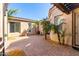Home showcasing private courtyard with desert landscaping, charming fountain, and cozy outdoor space at 10534 N 133Rd St, Scottsdale, AZ 85259