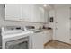 Convenient laundry room with plenty of cabinet storage and modern washer and dryer at 10534 N 133Rd St, Scottsdale, AZ 85259