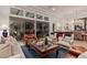 Beautifully furnished living room showcasing stylish decor, comfortable seating, and access to outdoor views at 10534 N 133Rd St, Scottsdale, AZ 85259