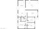 Detailed floor plan featuring the primary bedroom, kitchen, living room, and garage at 11020 N 45Th Ave, Glendale, AZ 85304