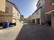 Street view featuring garages, showcasing the neighborhood's layout and parking options at 1304 S Owl Dr, Gilbert, AZ 85296