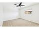 Bright bedroom featuring a modern ceiling fan and ample natural light at 1610 E Mclellan Rd, Mesa, AZ 85203