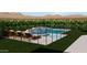 A sparkling pool and spa with lounge chairs offer a relaxing outdoor oasis at 1610 E Mclellan Rd, Mesa, AZ 85203