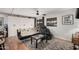 Inviting living room with a comfortable sofa, modern furnishings, and ample natural light from windows at 2700 E Allred Ave # A3, Mesa, AZ 85204