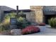 Beautiful building entrance surrounded by lush landscaping at 29606 N Tarragona Dr, Peoria, AZ 85383