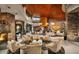 Elegant lobby with soaring ceilings, stone fireplace, and comfortable seating areas for guests to enjoy at 29606 N Tarragona Dr, Peoria, AZ 85383