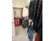 Spacious walk-in closet with built in storage and plenty of room for clothing at 29606 N Tarragona Dr, Peoria, AZ 85383