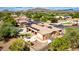 Expansive aerial view of a home equipped with solar panels at 40202 N Oakhurst Ct, Anthem, AZ 85086