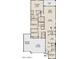Detailed floor plan showcasing the layout of the home's bedrooms, kitchen, and living spaces at 4276 E Brook Lynn Pl, San Tan Valley, AZ 85140