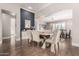 Elegant dining room with decorative lighting and modern furnishings at 4884 S Hemet St, Gilbert, AZ 85298