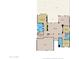 Detailed floor plan showcasing the layout of the home with labeled rooms and dimensions at 6438 E Montreal Pl, Scottsdale, AZ 85254