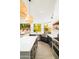 Gourmet kitchen featuring a large island, stainless steel appliances, and marble countertops at 6438 E Montreal Pl, Scottsdale, AZ 85254