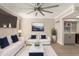 Tastefully decorated living room with hardwood floors, white seating and modern decor at 835 N Granite Reef Rd # 29, Scottsdale, AZ 85257