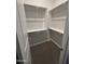 Walk-in closet boasts ample storage with shelving and neutral carpet at 17019 W Cameron Dr, Surprise, AZ 85388