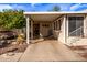 Single-story home with covered parking, well-maintained exterior, and desert landscaping for easy desert living at 17200 W Bell Rd # 119, Surprise, AZ 85374